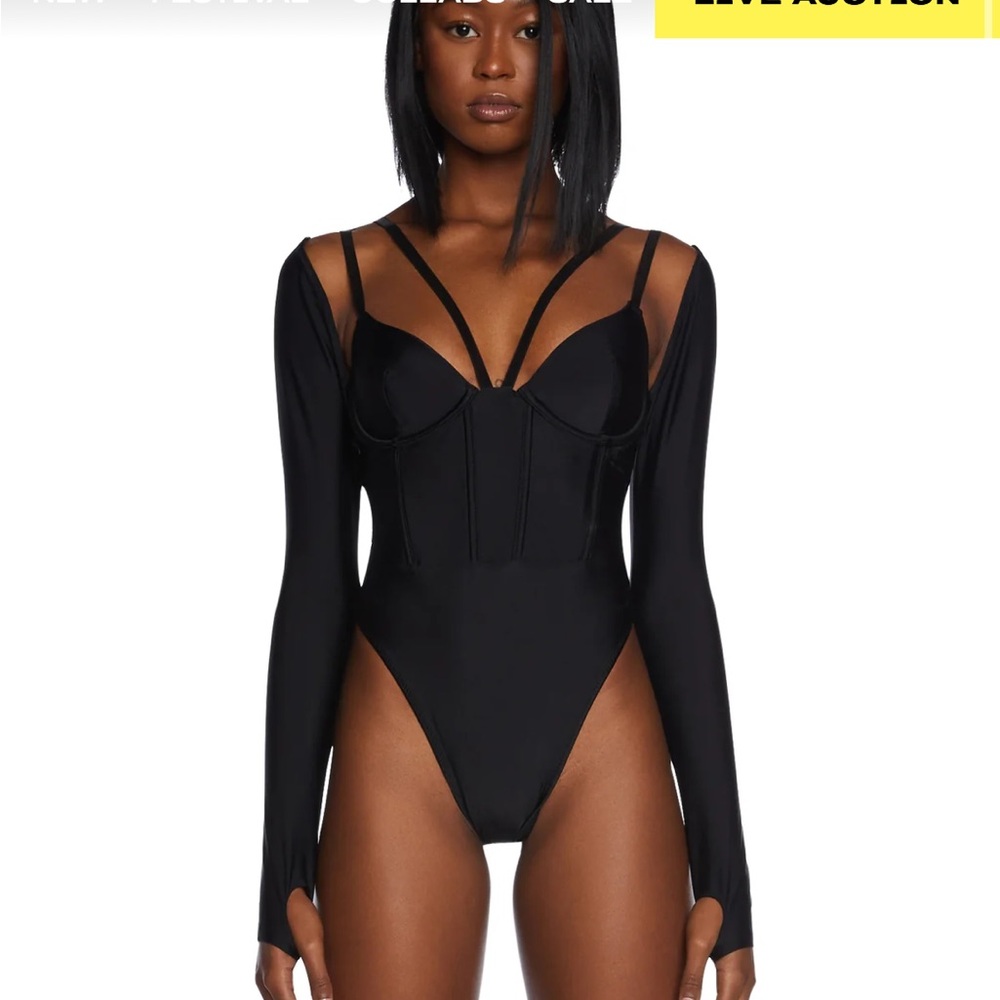 LICK YOU LOTS STRAPPY BODYSUIT